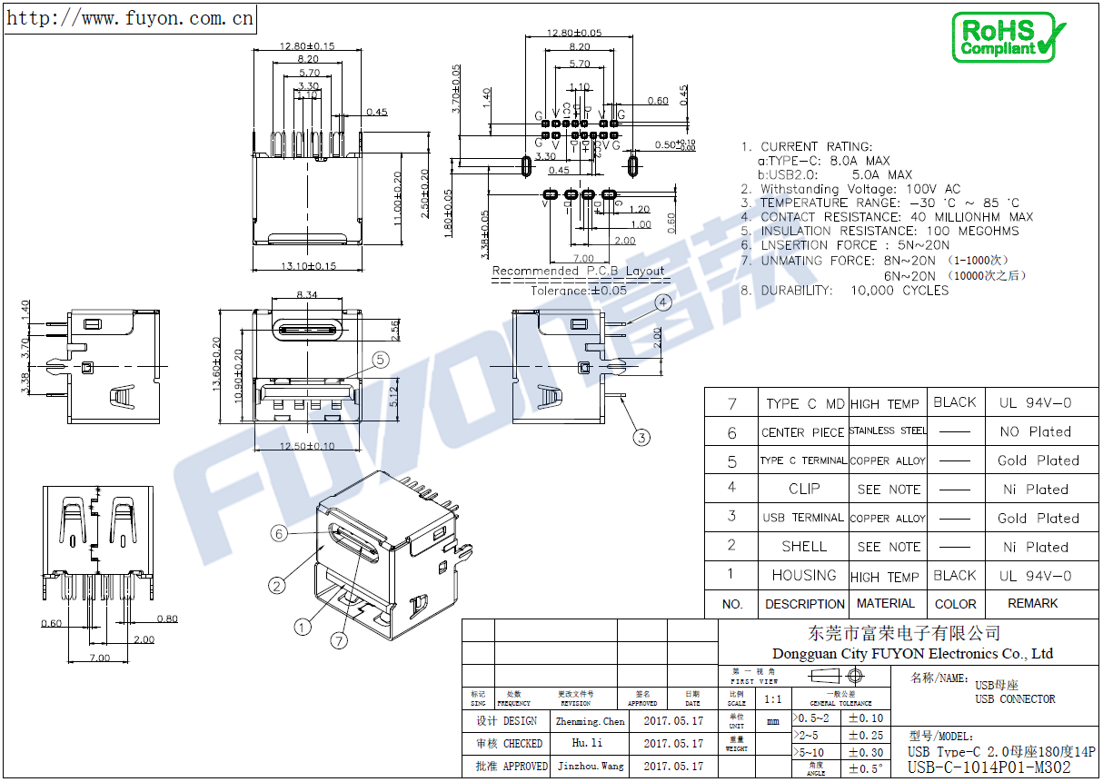 USB-C-1014P01-M302